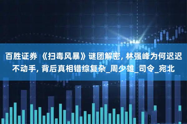 百胜证券 《扫毒风暴》谜团解密, 林强峰为何迟迟不动手, 背后真相错综复杂_周少雄_司令_宛北